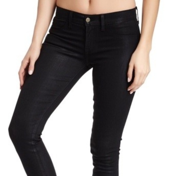 New Wildfox Marianne Perception Skinny Jeans Black Size 24 NWOT 24X29 - Picture 2 of 10